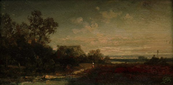 Spitzweg / The Moss Hut / Painting, 1870 van Carl Spitzweg