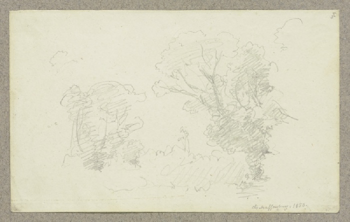Group of trees van Carl Theodor Reiffenstein