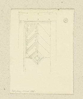 Holztür der Zilleskapelle
