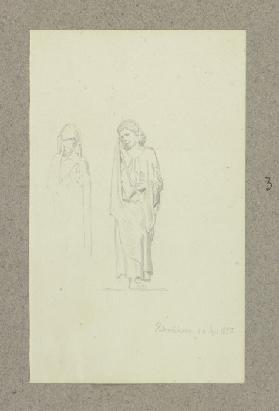 Maria und Johannes einer Kreuzigungsgruppe aus der Karmeliter-Klosterkirche Mariä Verkündigung in Hi