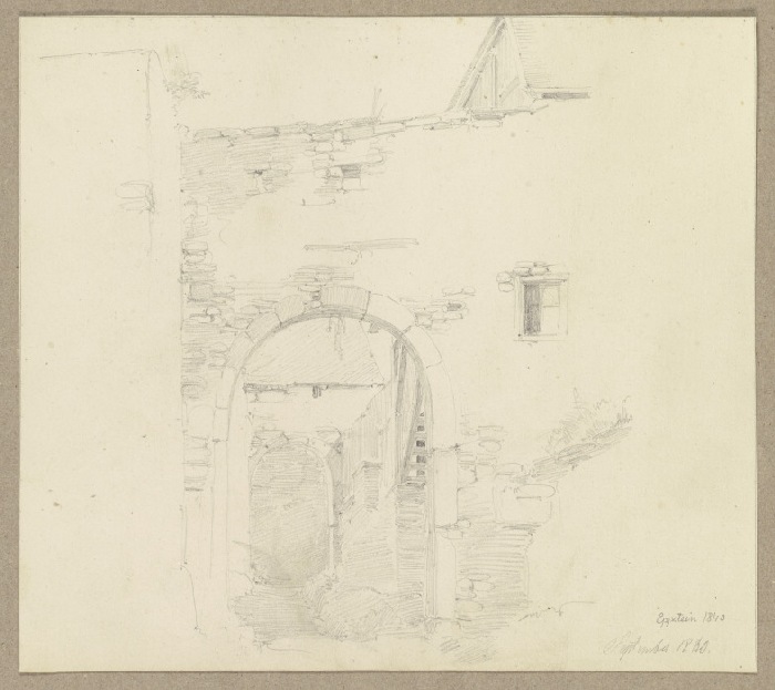 Archway in Eppstein van Carl Theodor Reiffenstein