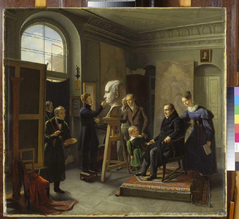 Ludwig Tieck, von David d'Angers porträtiert. van Carl Vogel von Vogelstein