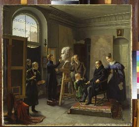 Ludwig Tieck, von David d'Angers porträtiert.