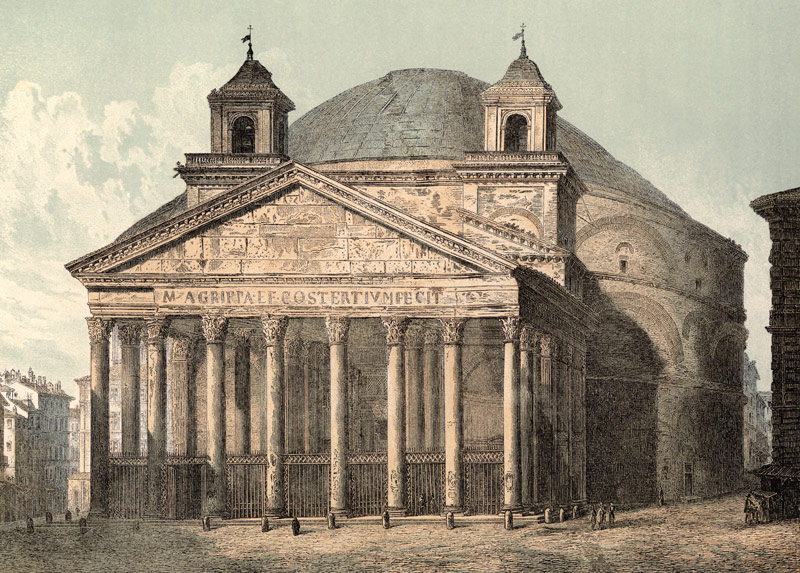 Rome , Pantheon van Carl Votteler
