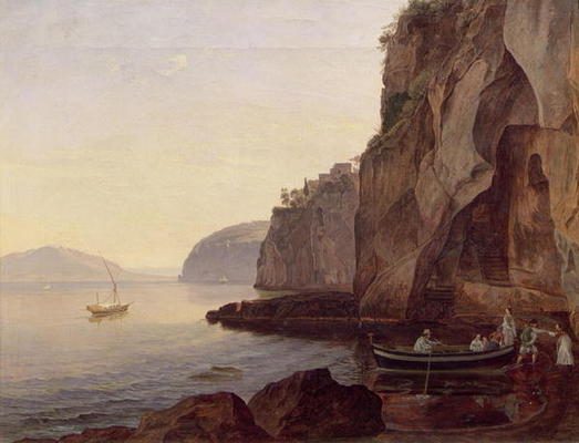 Cocumella near Sorrento, 1827 (oil on canvas) van Carl Wilhelm Götzloff