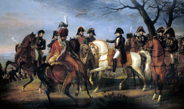 Napoleon (1769-1821) Giving Orders before the Battle of Austerlitz, 2nd December 1805 van Carle Vernet