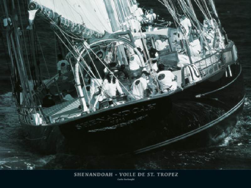 Shenandoah - Voile de St. Tropez van Carlo Borlenghi