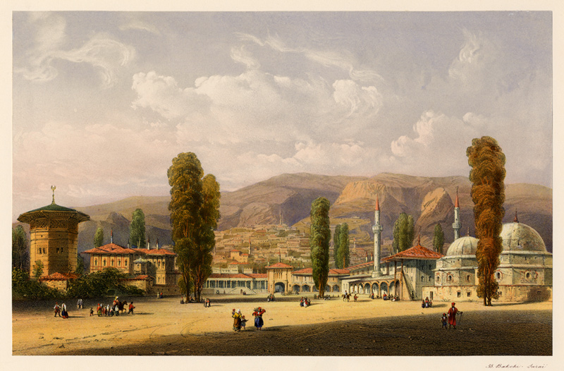 The Bakhchisaray Khan's Palace van Carlo Bossoli