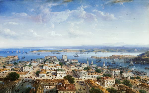View of Sebastopol van Carlo Bossoli