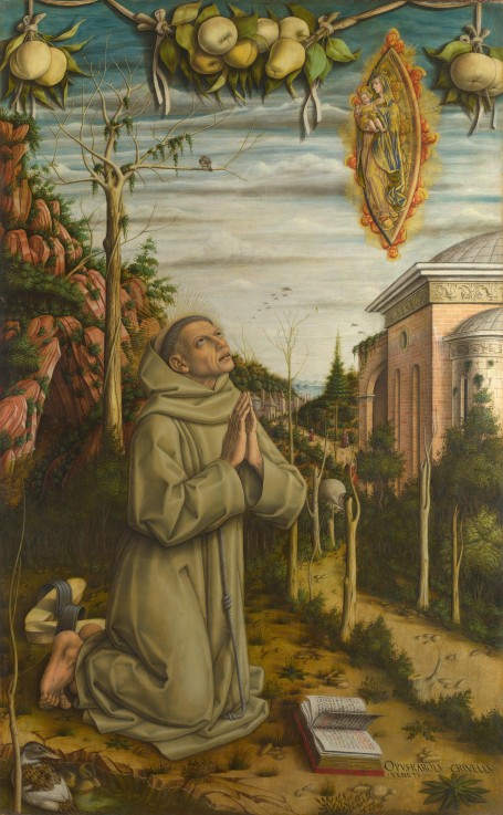The Vision of the Blessed Gabriele van Carlo Crivelli