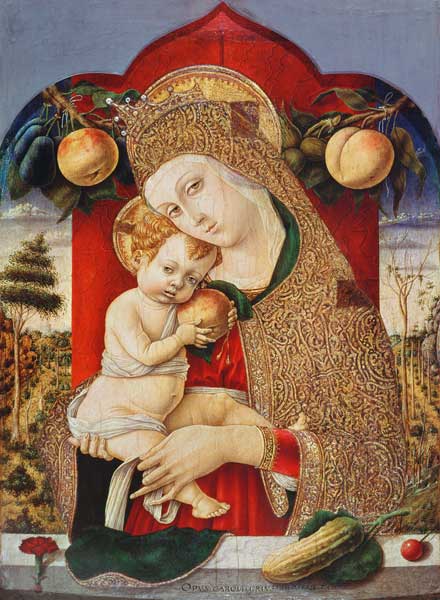 Virgin and Child van Carlo Crivelli