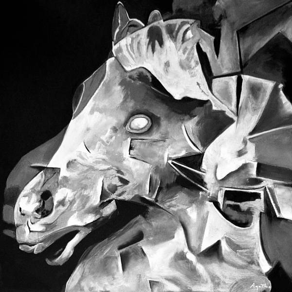 TRANSGEOMETRIC HORSE IN SIENA van Carlo  Franzoso 
