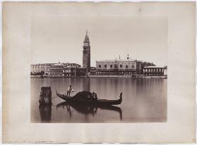 Venice: View of the Marciana Library, the Campanile and the Ducal Palace
