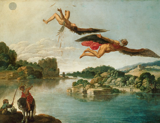 The Fall of Icarus van Carlo Saraceni