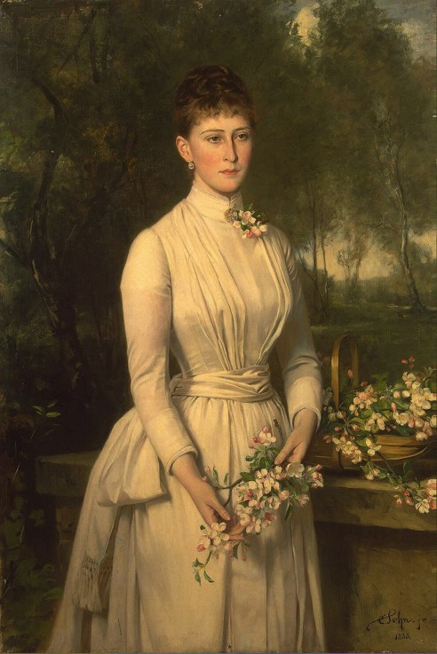 Portrait of Grand Duchess Elizaveta Fyodorovna (1864–1918), Princess Elizabeth of Hesse and by Rhine van Carl Rudolph Sohn
