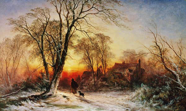 Winter's Evening van Caroline Williams