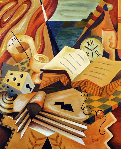 The Reading Corner, 1999 (oil on canvas)  van Carolyn  Hubbard-Ford