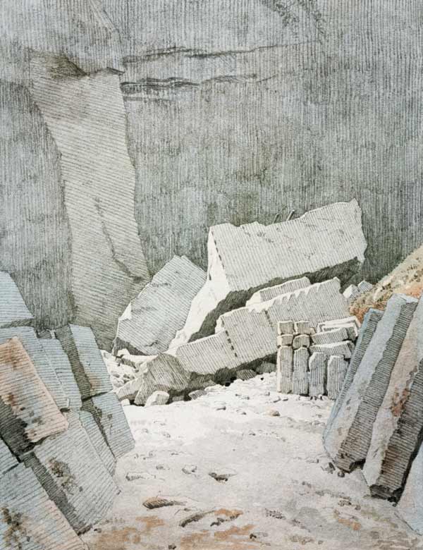 Quarry van Caspar David Friedrich