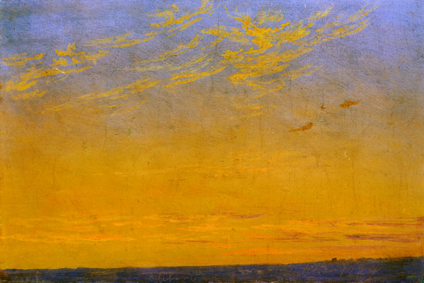 Abend (Wolken) van Caspar David Friedrich