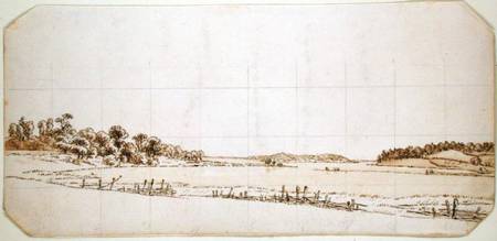 Lakeside van Caspar David Friedrich