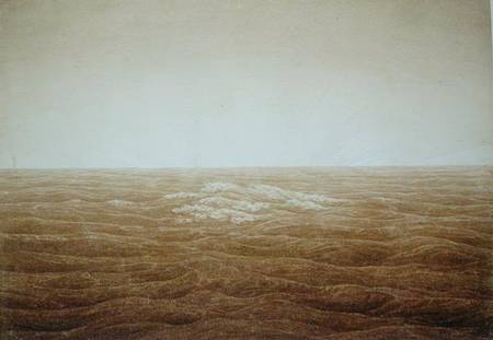 Sea at Sunrise van Caspar David Friedrich