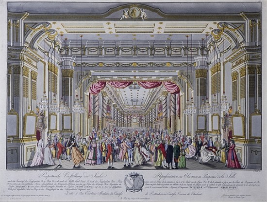 Ball following the coronation of Leopold II as king of Bohemia in Prague in 1791 van Caspar Pluth