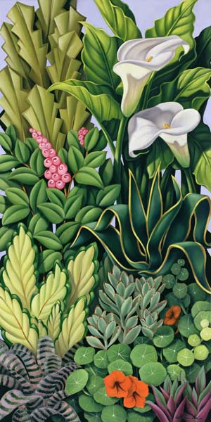 Foliage I, 2003 (oil on canvas)  van Catherine  Abel