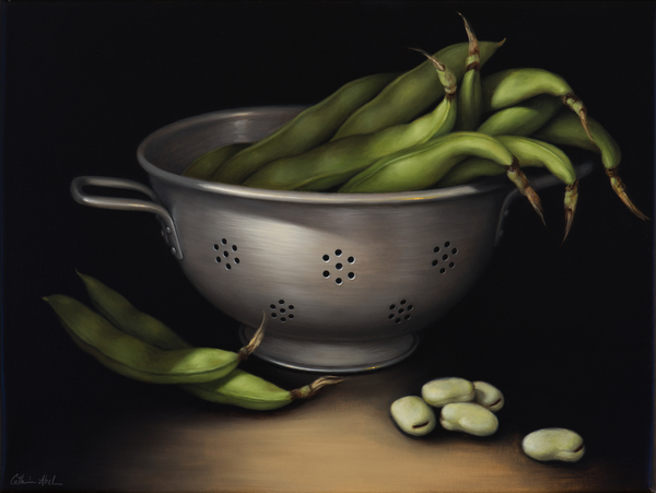 Still Life with Fava Beans van Catherine  Abel