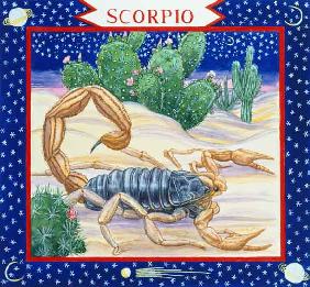 Scorpio (w/c on paper) 