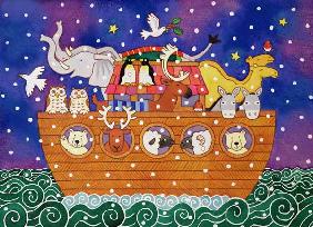 Christmas Ark, 1999 (w/c and pastel on paper) 