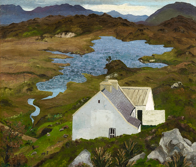Connemara Landscape van Cedric Morris