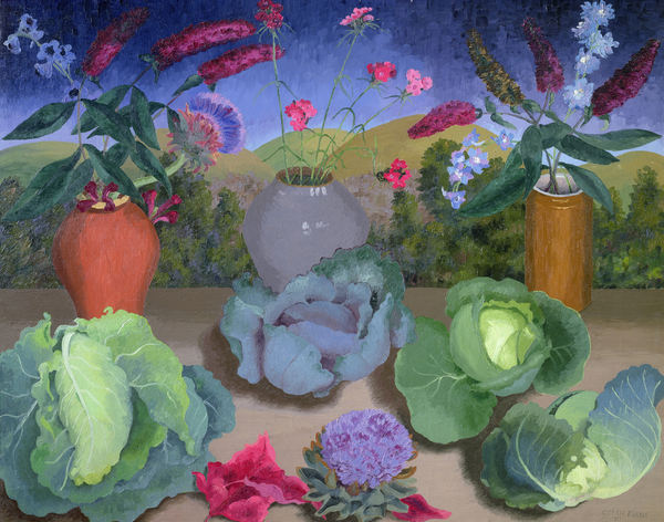 Cabbages van Cedric Morris