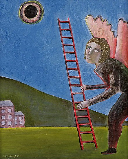 The Rise of Icarus, 1989 (oil on canvas)  van Celia  Washington