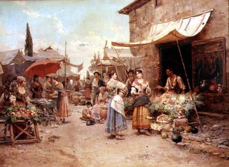 The Marketplace van Cesare A. Detti