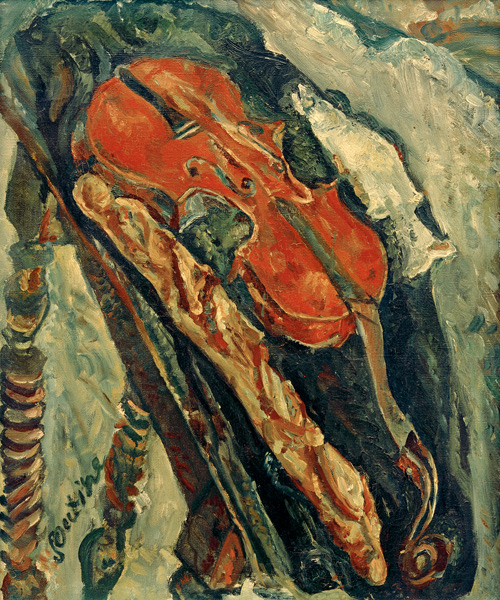 Still life with Violin, Bre van Chaim Soutine