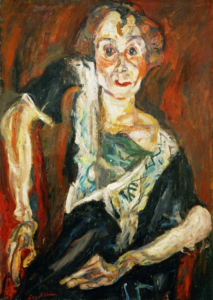 The Old Actress / painting van Chaim Soutine