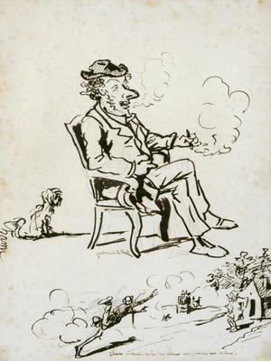 Caricature (ink on paper) van Cham