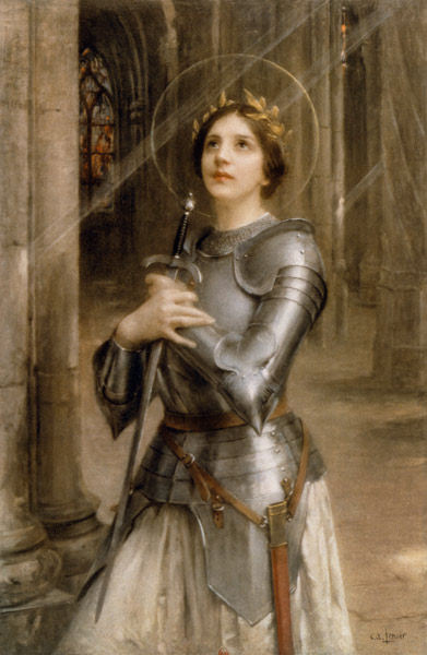 Jeanne dArc (Jungfrau von Orleans), van Charles Amable Lenoir