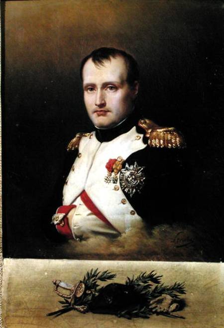 Portrait of Napoleon I (1769-1821) van Charles Auguste Steuben