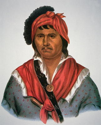Neamathla Chief, 1826 (colour litho) van Charles Bird King