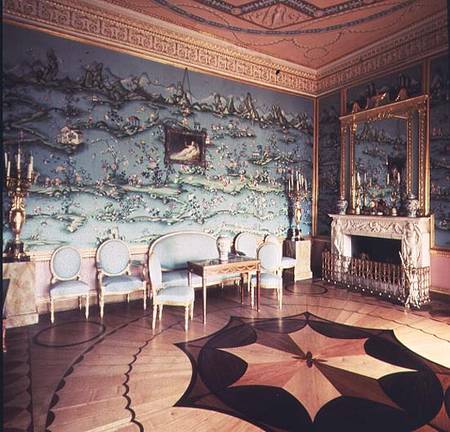 Summer Palace, Tsarskoe Selo: Blue Drawing Room van Charles  Cameron