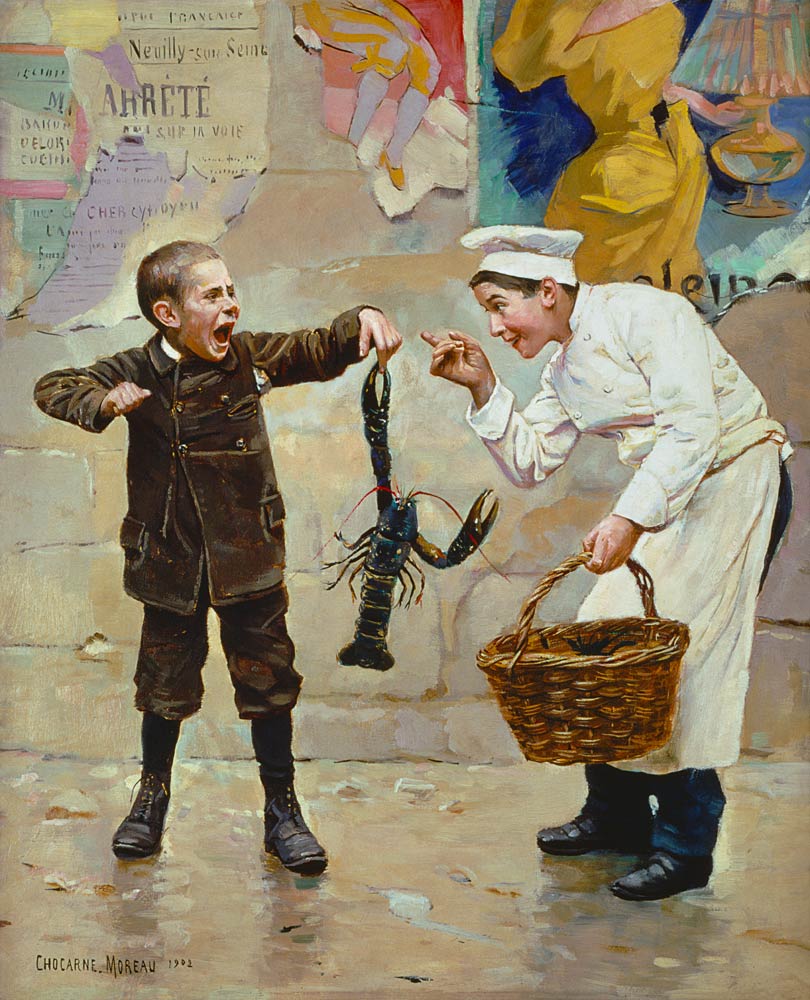 Le Petit Comis (d.1902) van Charles Chocarne-Moreau
