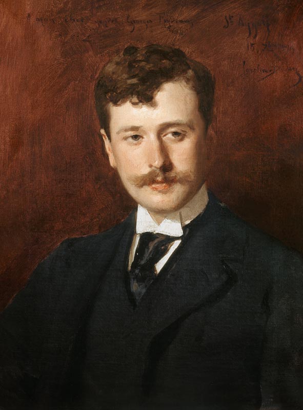 Portrait of Georges Feydeau (1862-1921) van Charles Durant