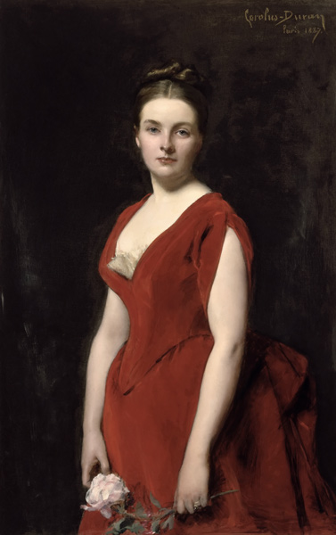 Portrait of Countess Anna Alexandrovna Obolenskaya (1861-1917) van Charles Durant