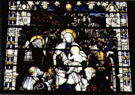 Adoration of the Magi, manufactured by Kempe & Co. van Charles E. Kempe