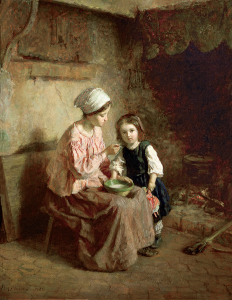 Supper Time van Charles Edouard Frere