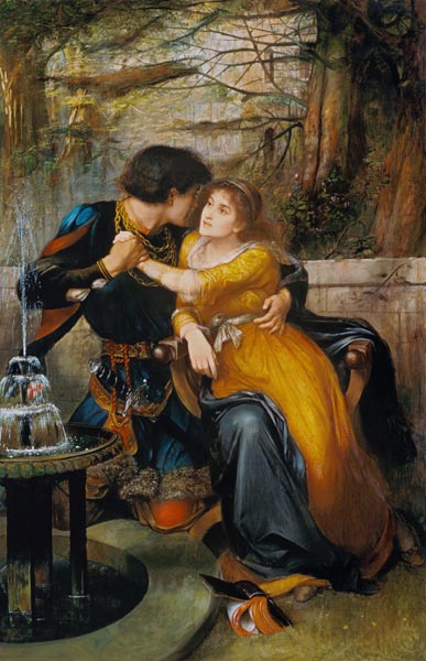 Paolo und Francesca. van Charles Edward Halle