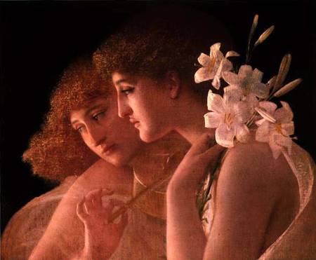 Two Angels van Charles Francois Sellier