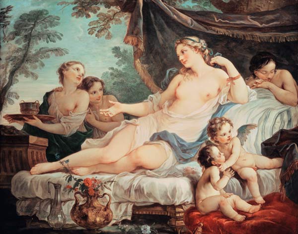 Erwachende Venus (Le Reveil de Venus) van Charles Joseph Natoire