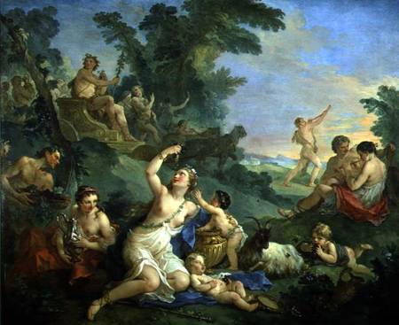 The Triumph of Bacchus van Charles Joseph Natoire